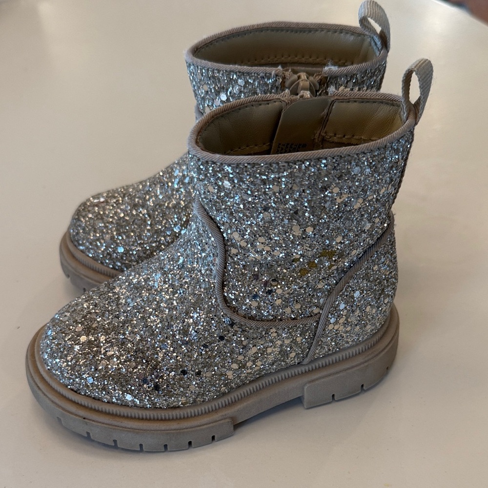 Cat & Jack Glittery Toddler Boots